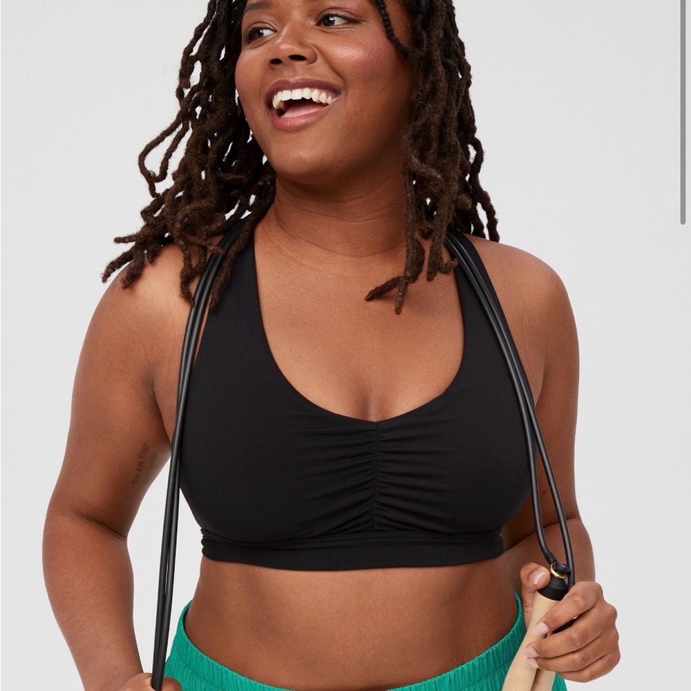 Aerie Offline | Sports Bra in Rust/Orange